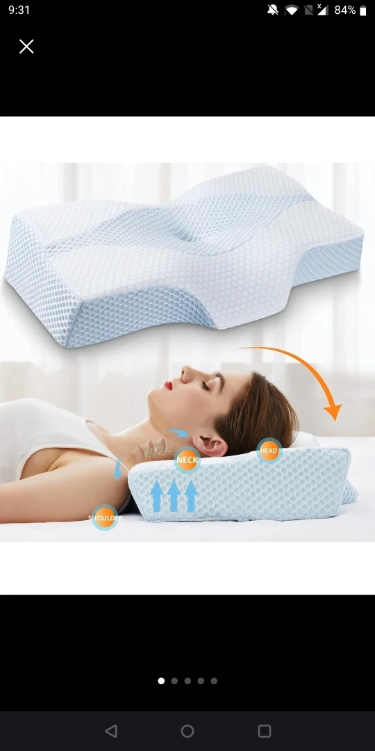 Memory Foam Cervical Neck Pillow