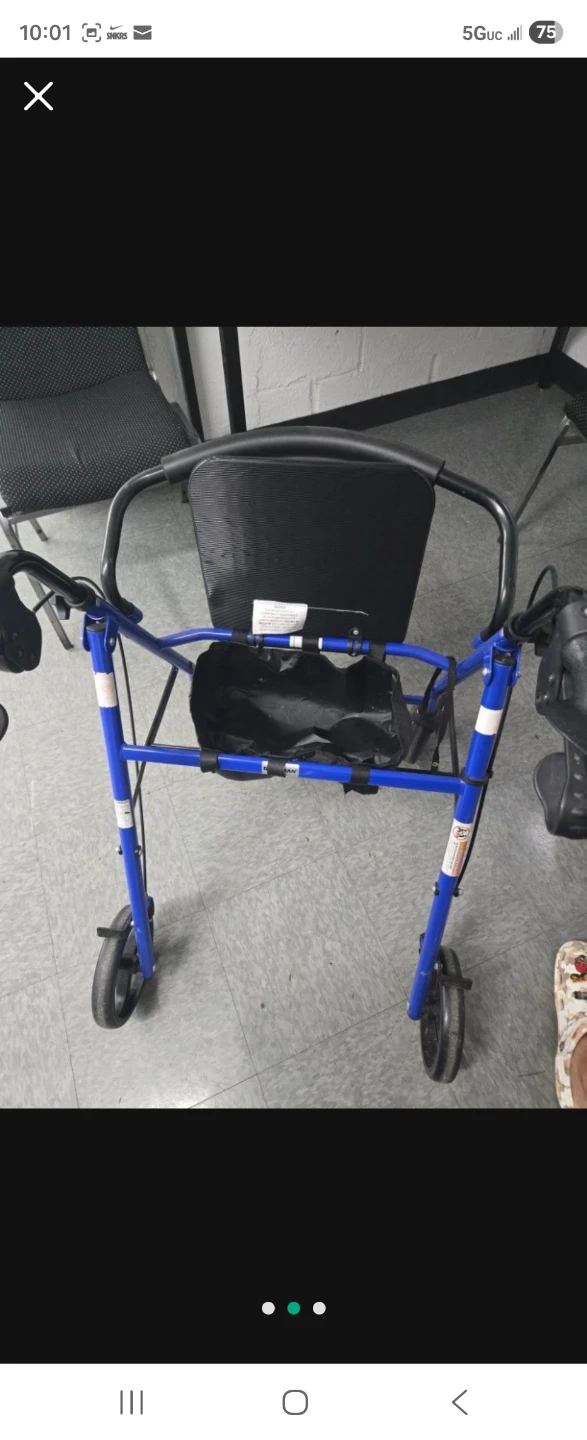 Blue Walker with Seat - photo 3