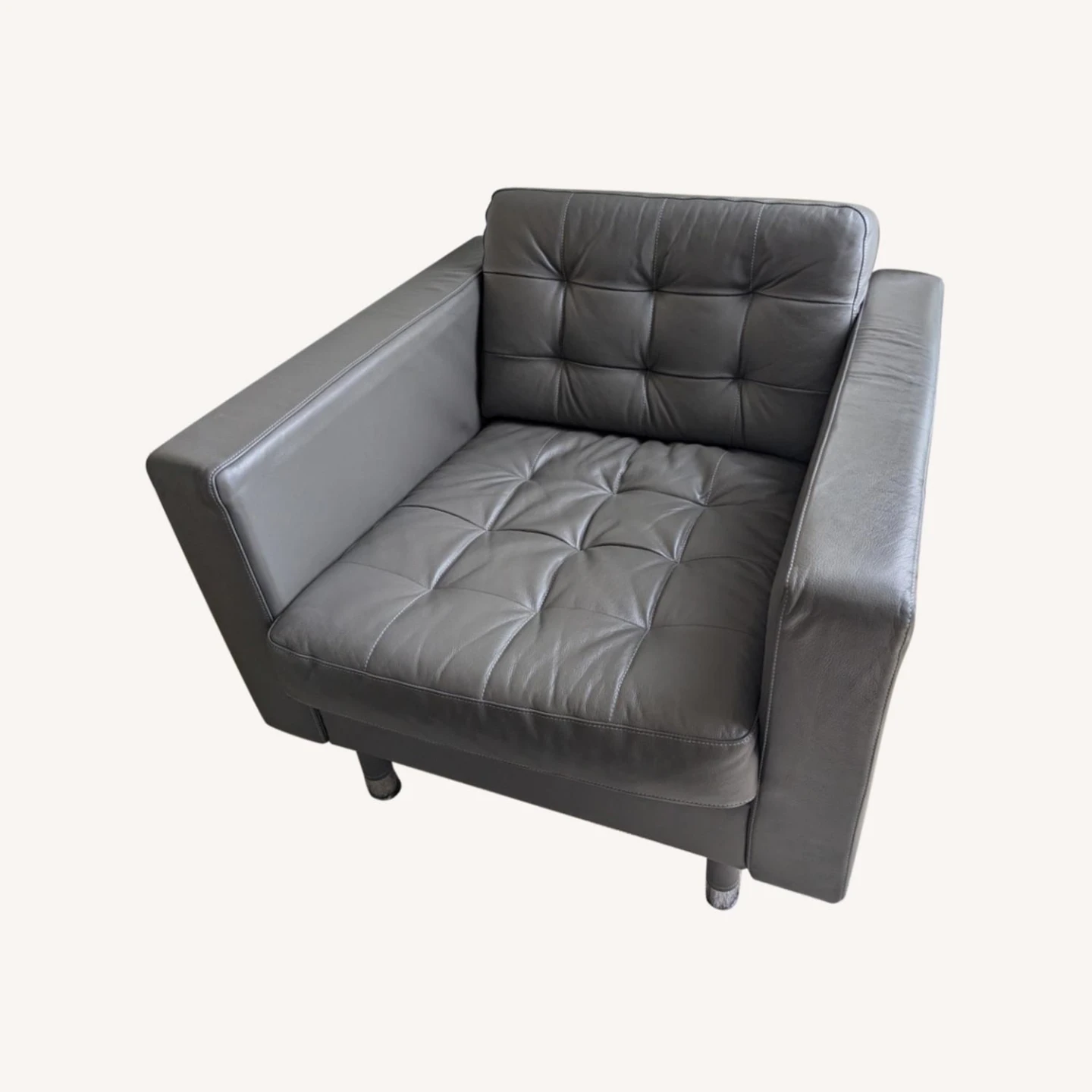 Morabo Ikea Leather chair Grey