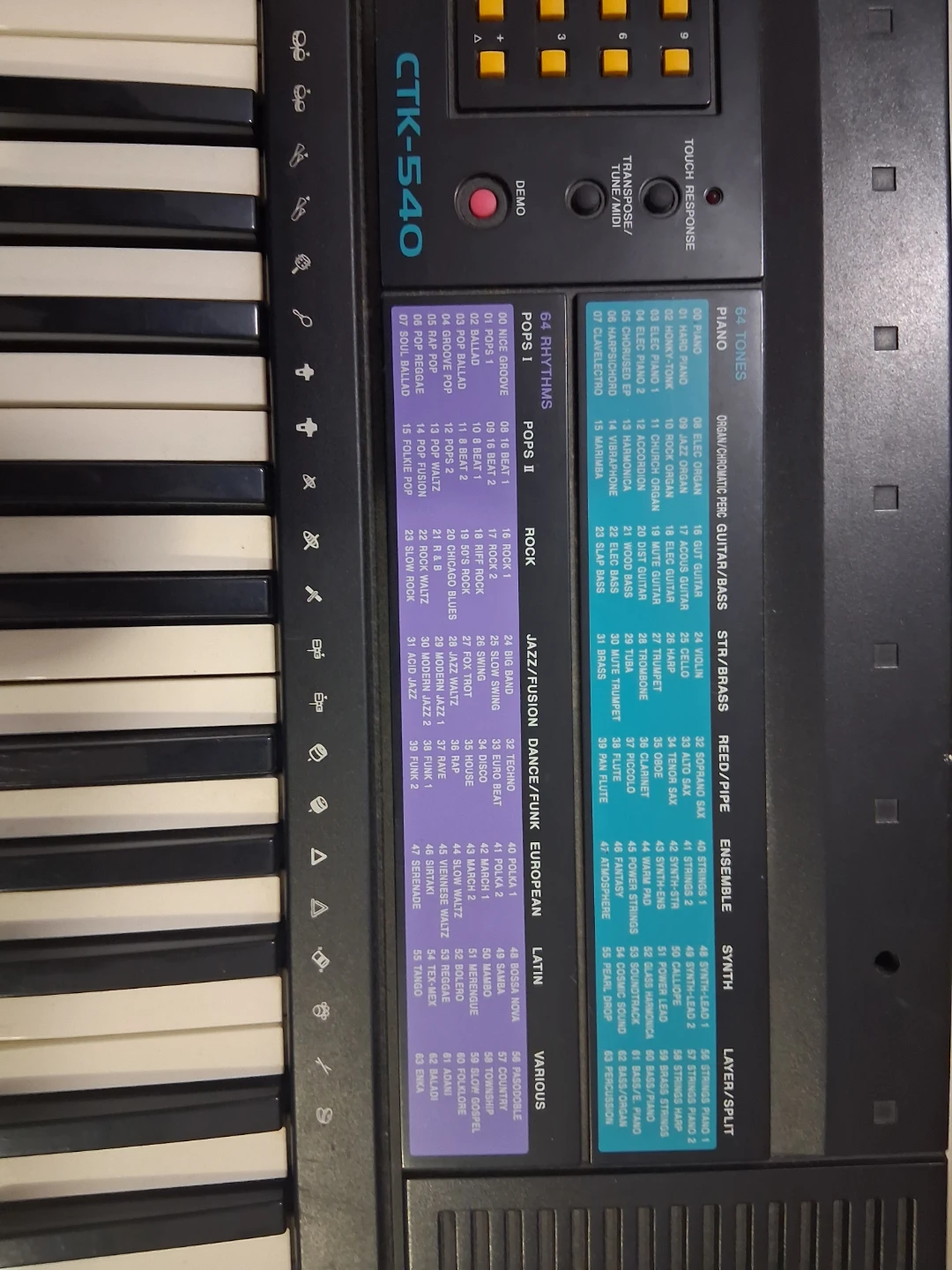 Casio CTK-540 Keyboard - photo 2
