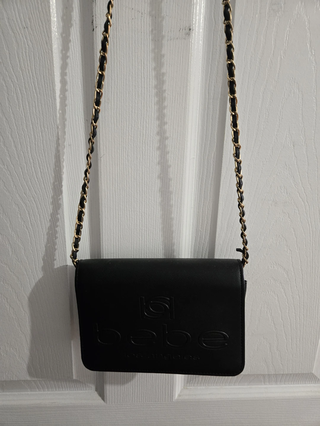 Bebe "Bebe Los Angeles" Black Chain Shoulder Bag - photo 2