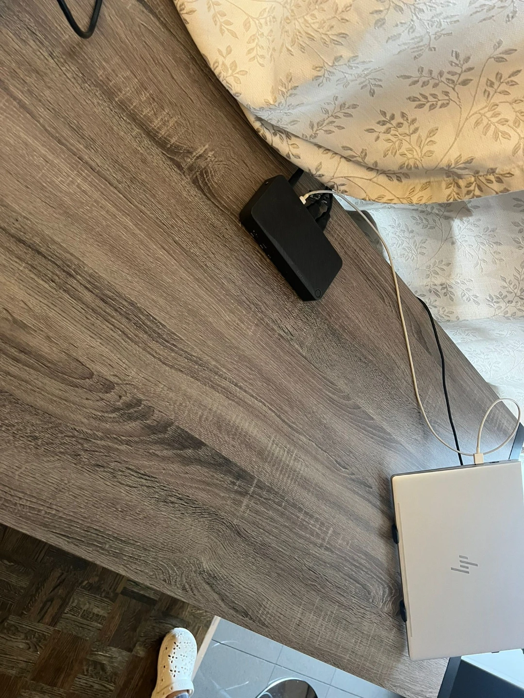 Wood Grain Desk with Drawers - photo 4