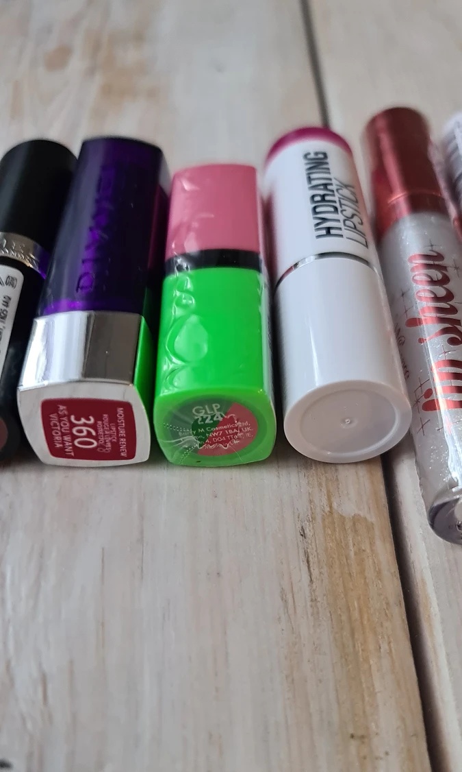 Assorted Lipsticks and Lip Glosses