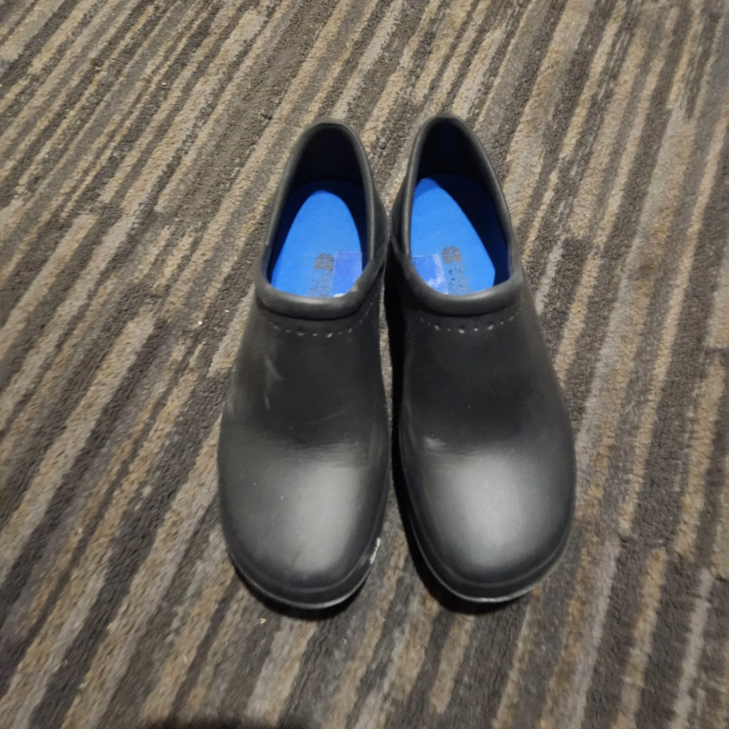 Shoes For Crews Black Slip-On Clogs Size 9