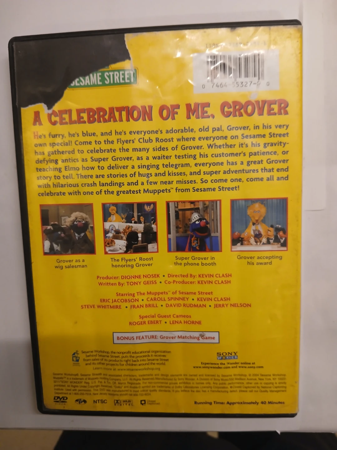 Sesame Street A Celebration of Me, Grover DVD - photo 2