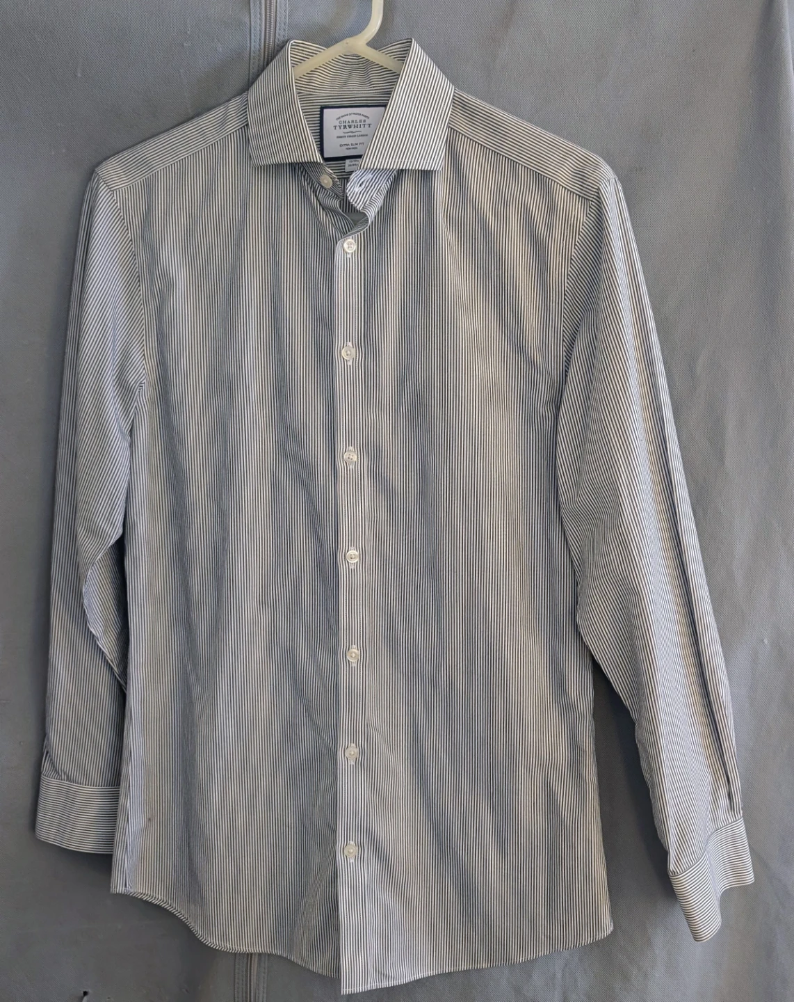 Charles Tyrwhitt Mens Medium Button Down Dress Shirt 15/38 - photo 2