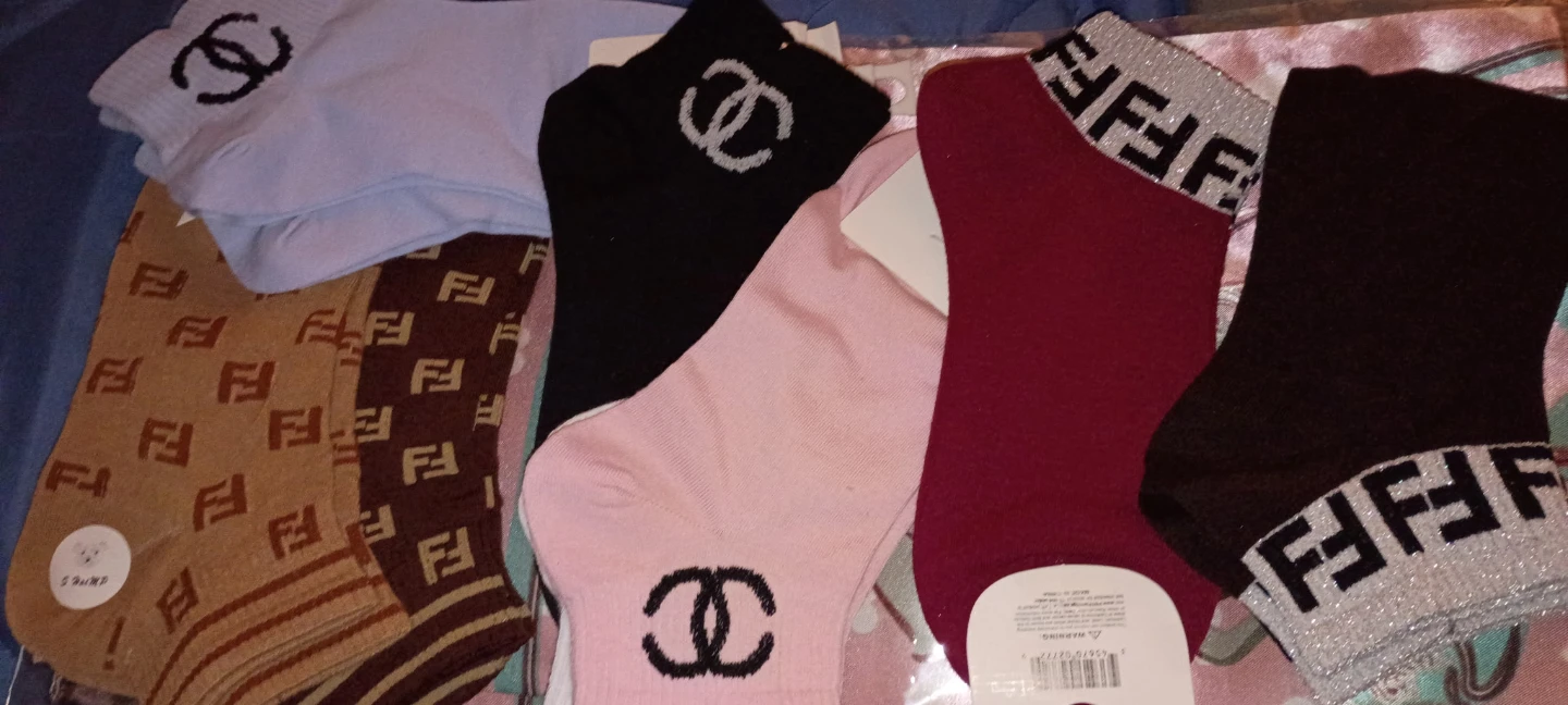Fendi & Chanel socks