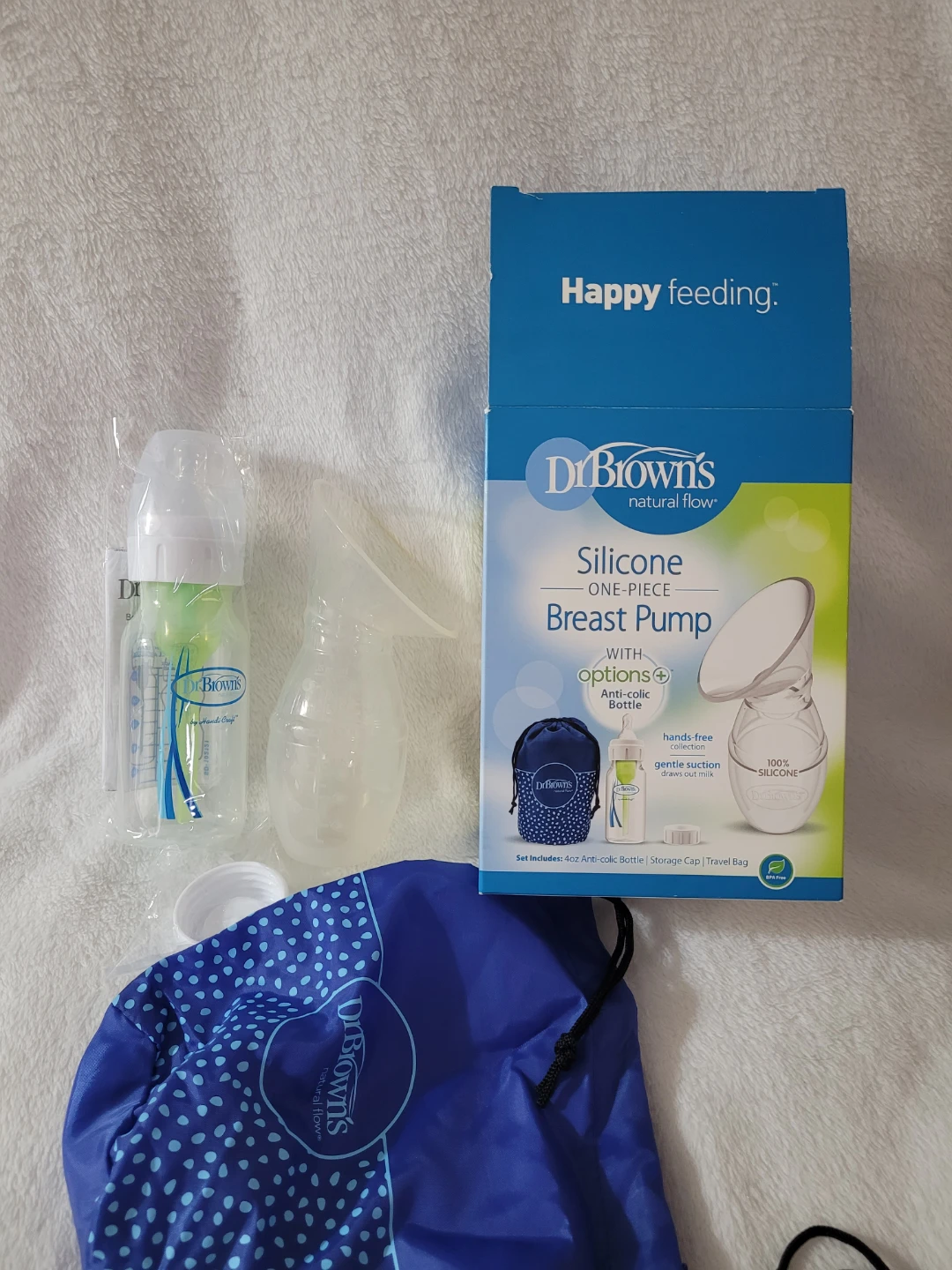 Dr. Brown's Silicone One-Piece Breast Pump+ Anti-Colic Bottle - photo 2