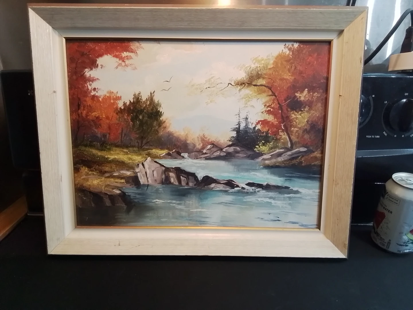 Framed Oil Painting 19x15" Landscape