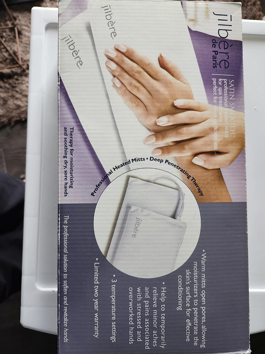 Jilbère de Paris Satin Smooth Professional Heated Mitts