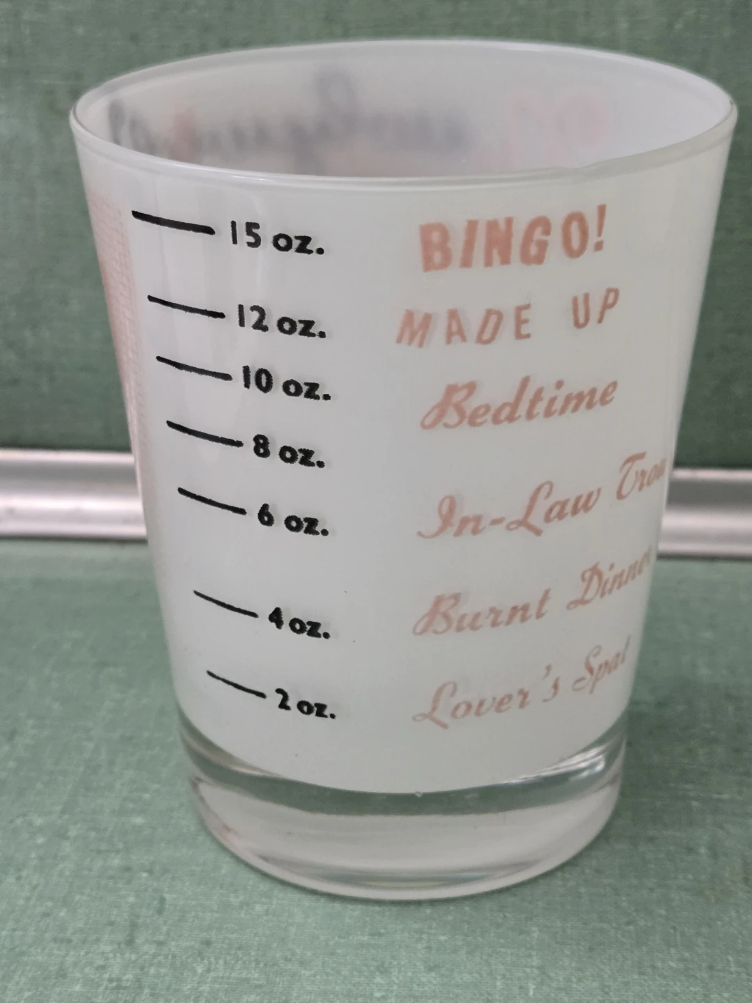 Vintage Newlywed's Nite Cap Glass - photo 2
