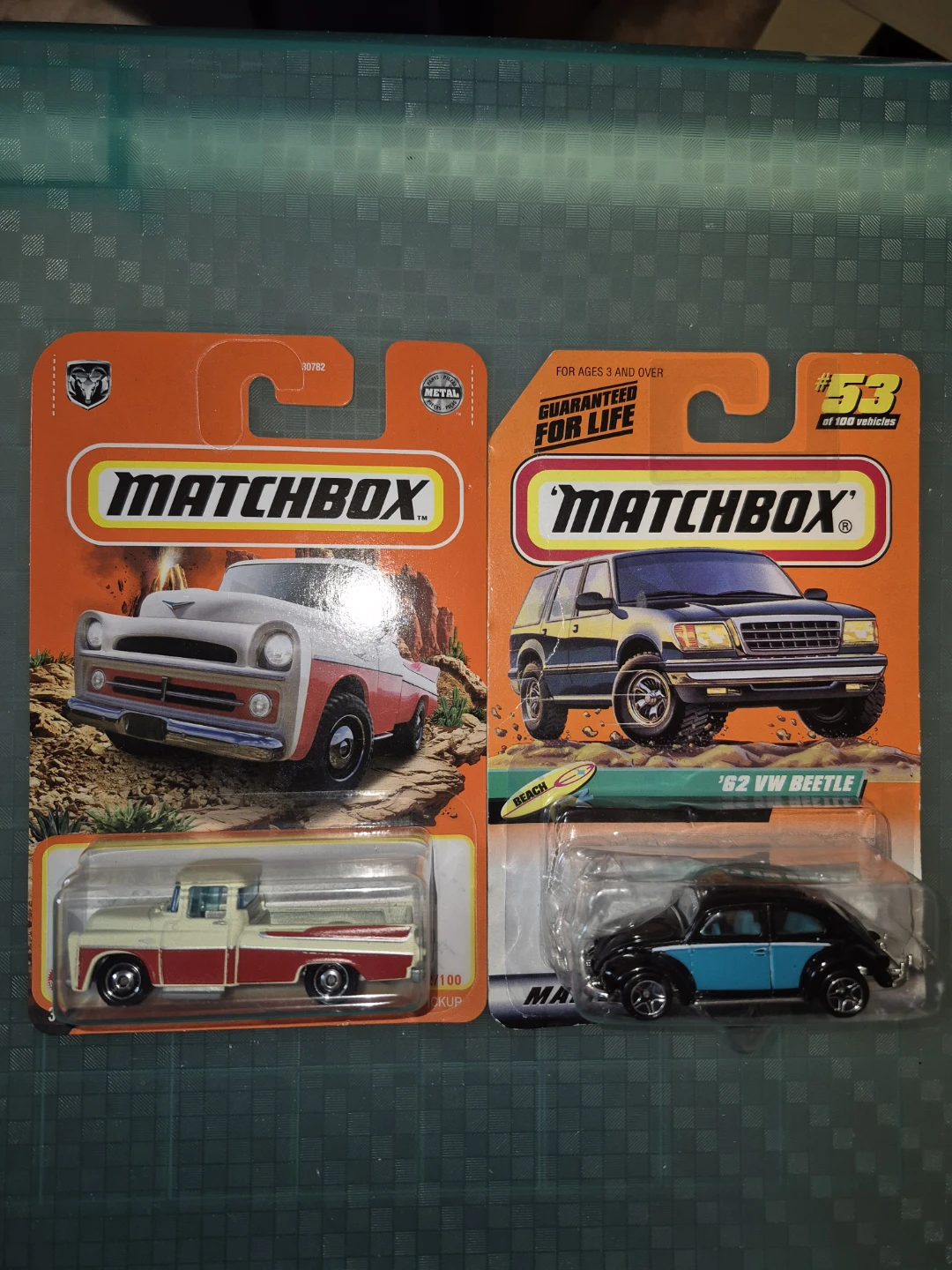 Matchbox '62 VW Beetle and Pickup Truck Lot