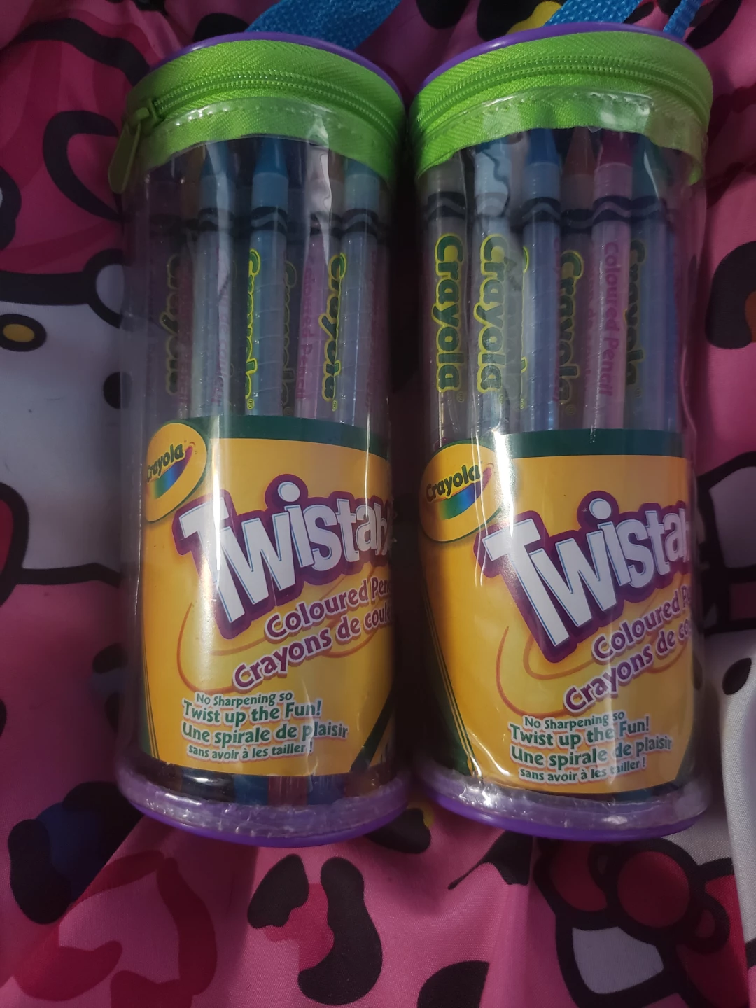 Crayola Twisatble Coloured Pencils.