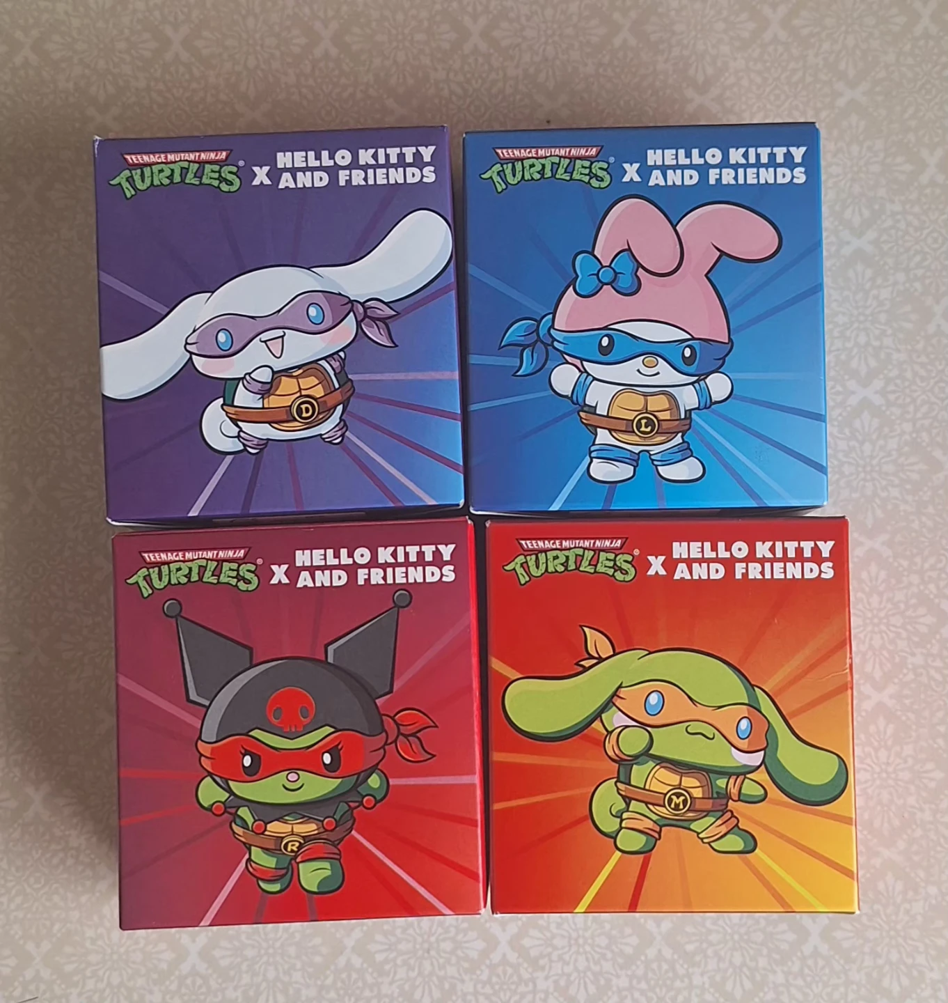 Hello Kitty Teenage Mutant Ninja Turtles Figures
