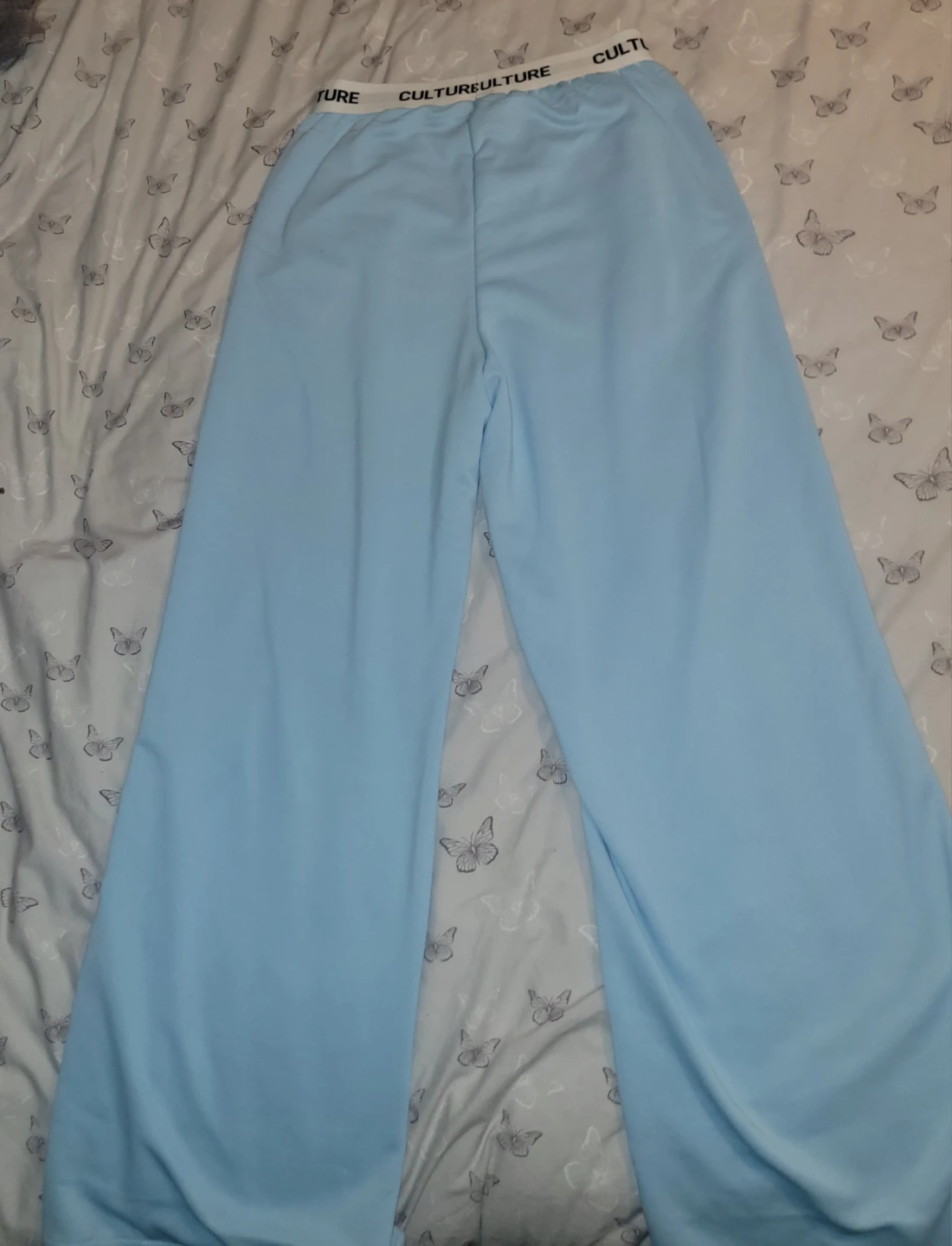Light Blue Wide Leg Pants - photo 2