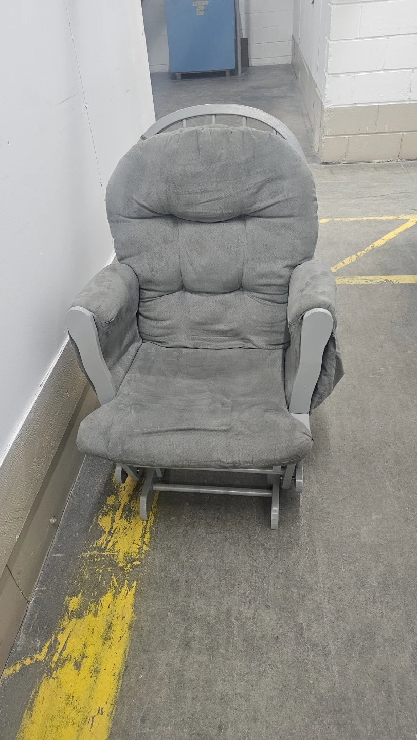 Grey Glider Rocking Chair