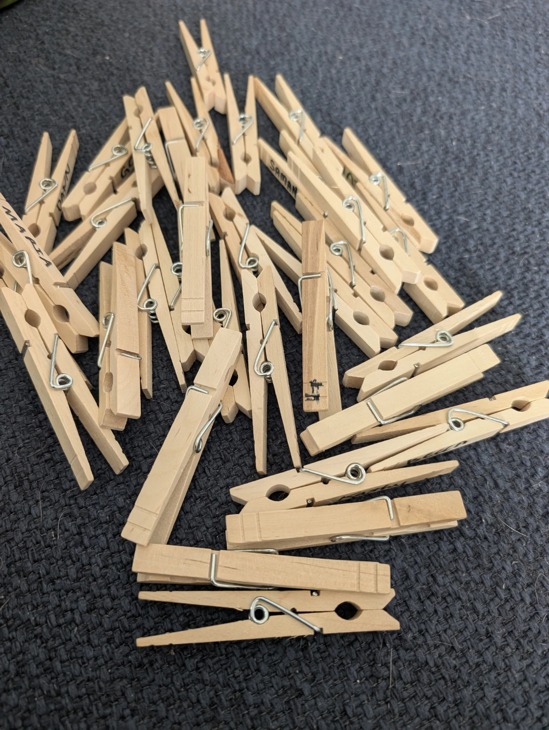 Wooden Clothespins - Set of 30+