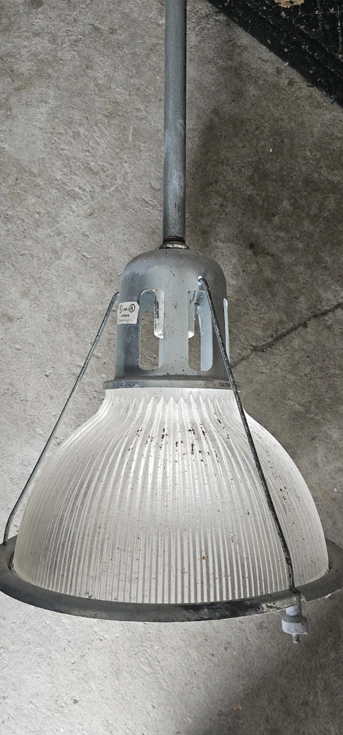Vintage Holophane Industrial Pendant Light Fixtures - photo 3