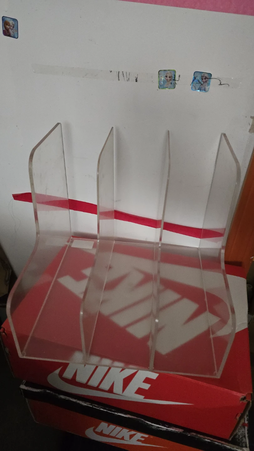 🥕 Clear Acrylic 3-Slot Desk Organizer 🥕