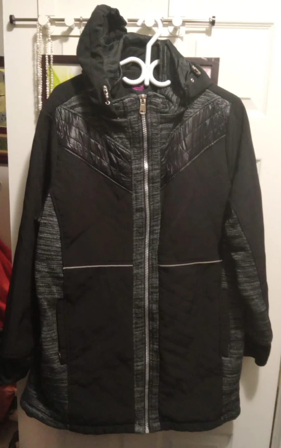 Women's Black Quilted Jacket
