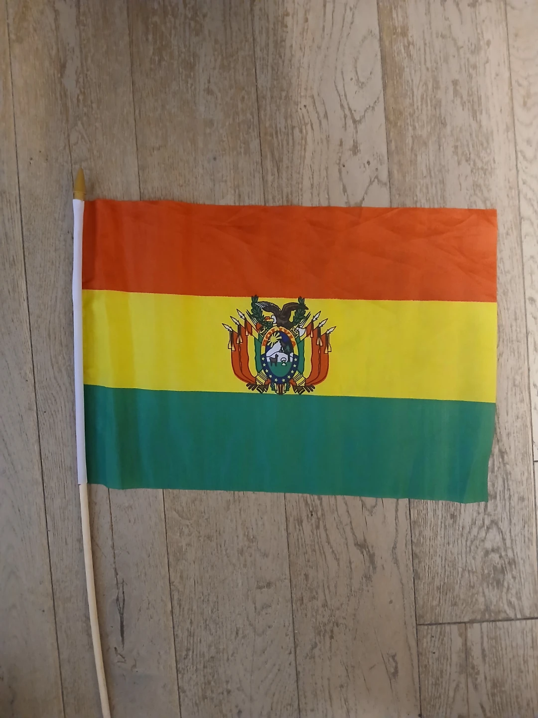 Bolivia Handheld Flag on Wooden Stick - photo 3