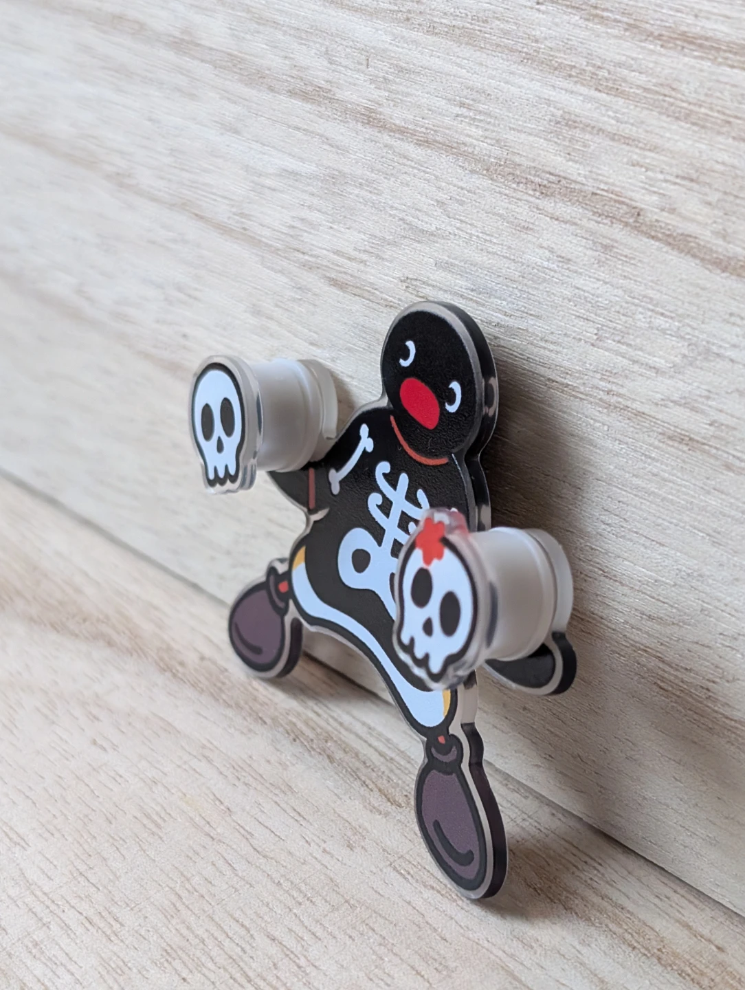 Magnet Pingu Skeleton Halloween Acrylic fridge magnet - photo 4