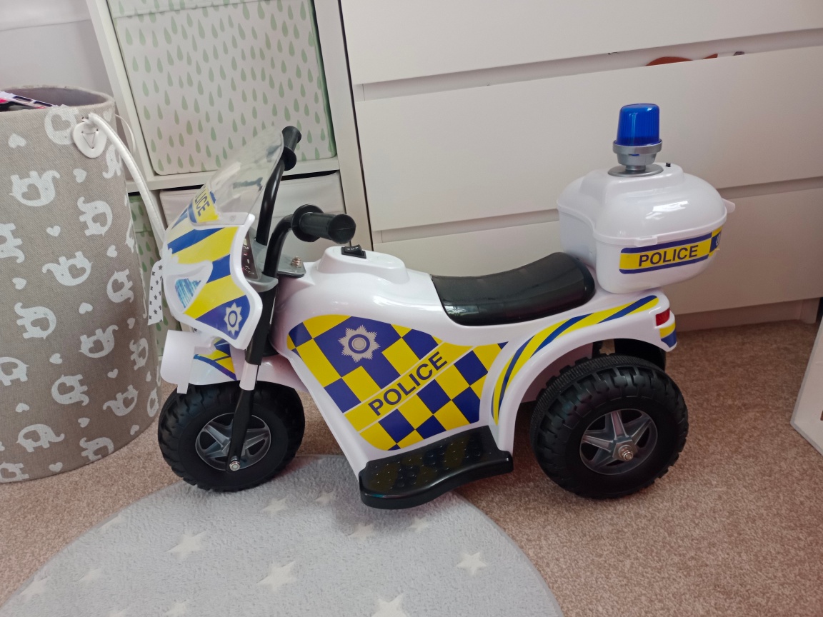 Kids Police Motorcycle Ride-On Toy - photo 3