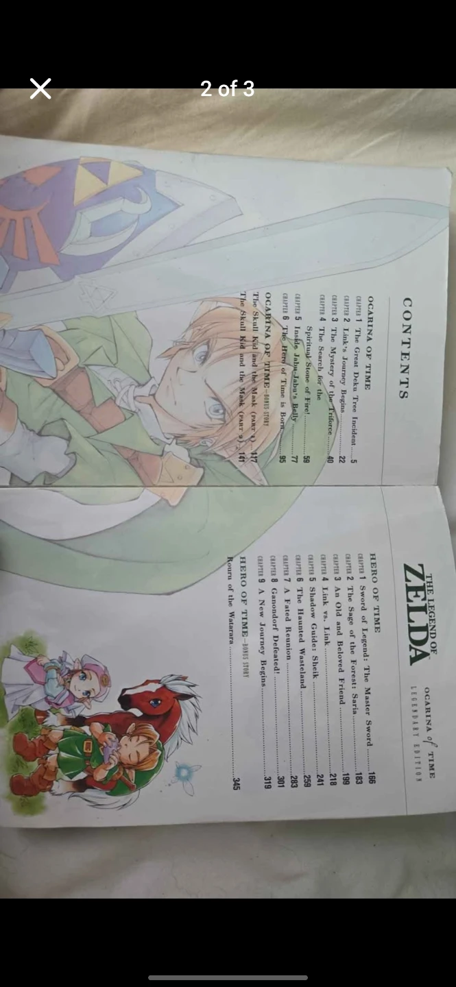 The Legend of Zelda Manga book - Ocarina of Time - photo 2