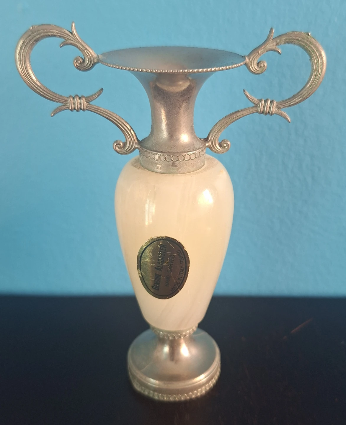 Vintage Decorative Alabaster Small Vase - photo 2