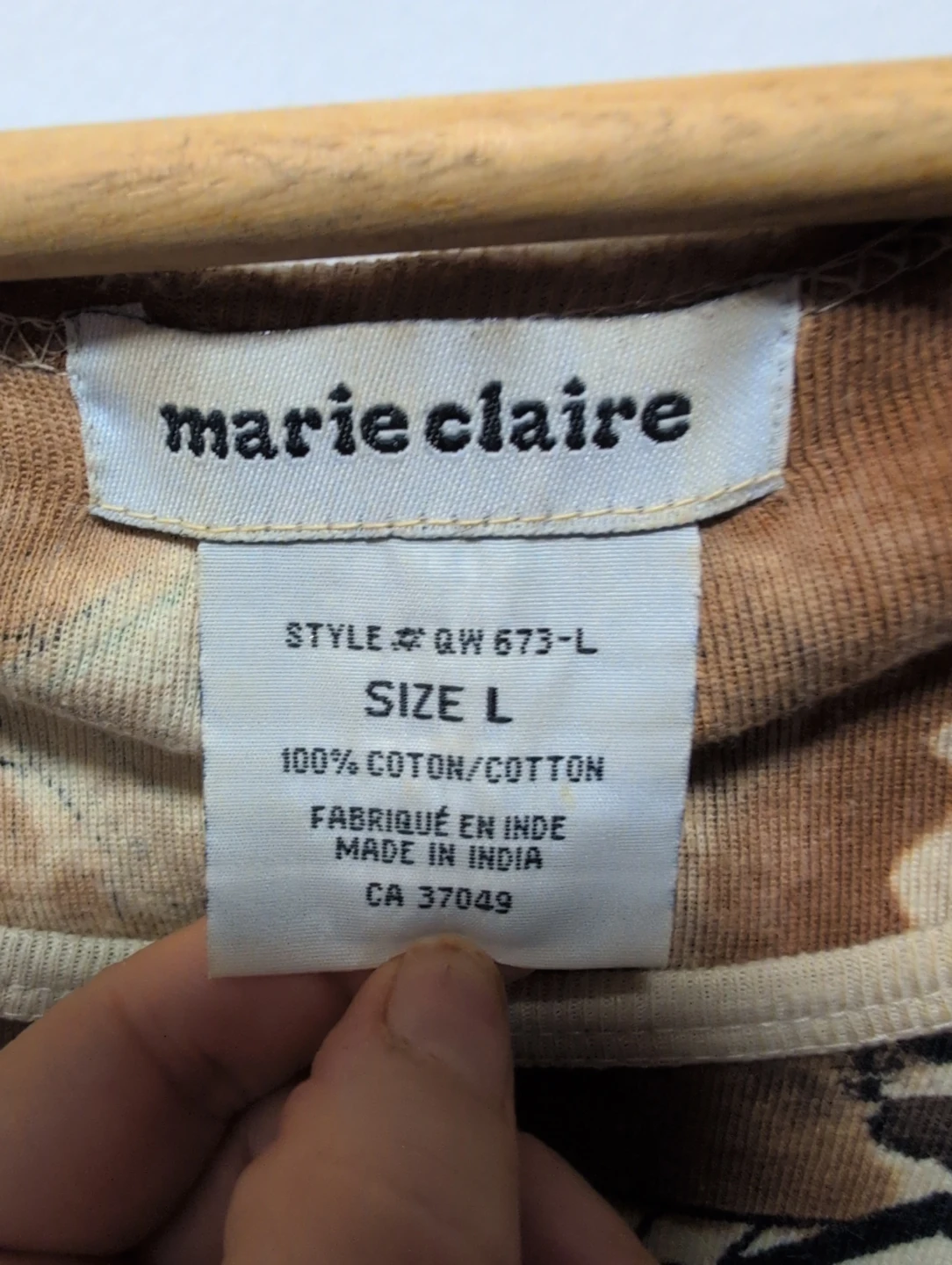 Marie Claire Sleeveless Top Size L - photo 4