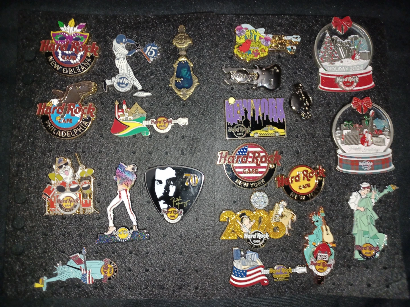 Hard Rock Cafe Collectible Enamel Pins Lot