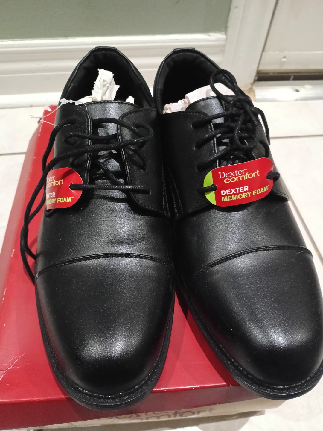 Brand New Dexter Comfort Men's Black Oxford Shoes- Size 9 - photo 3