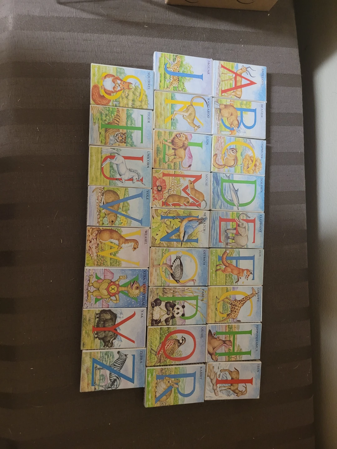 RARE 1984 FULL SET SOAP ANIMAL ALPHABET Applewoods England