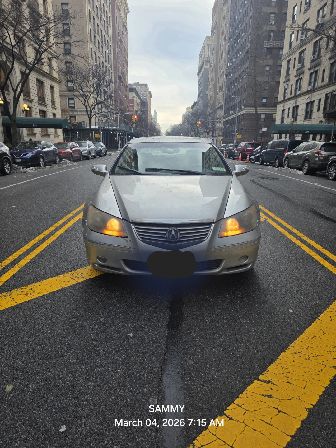 Silver Acura Sedan