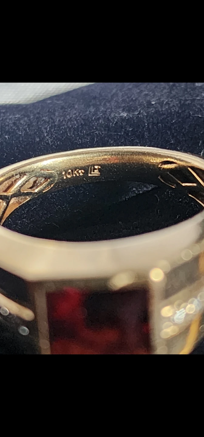 10k Gold Solitaire Ring - photo 4