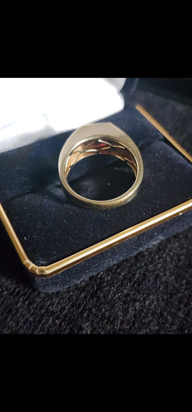 10k Gold Solitaire Ring - photo 5