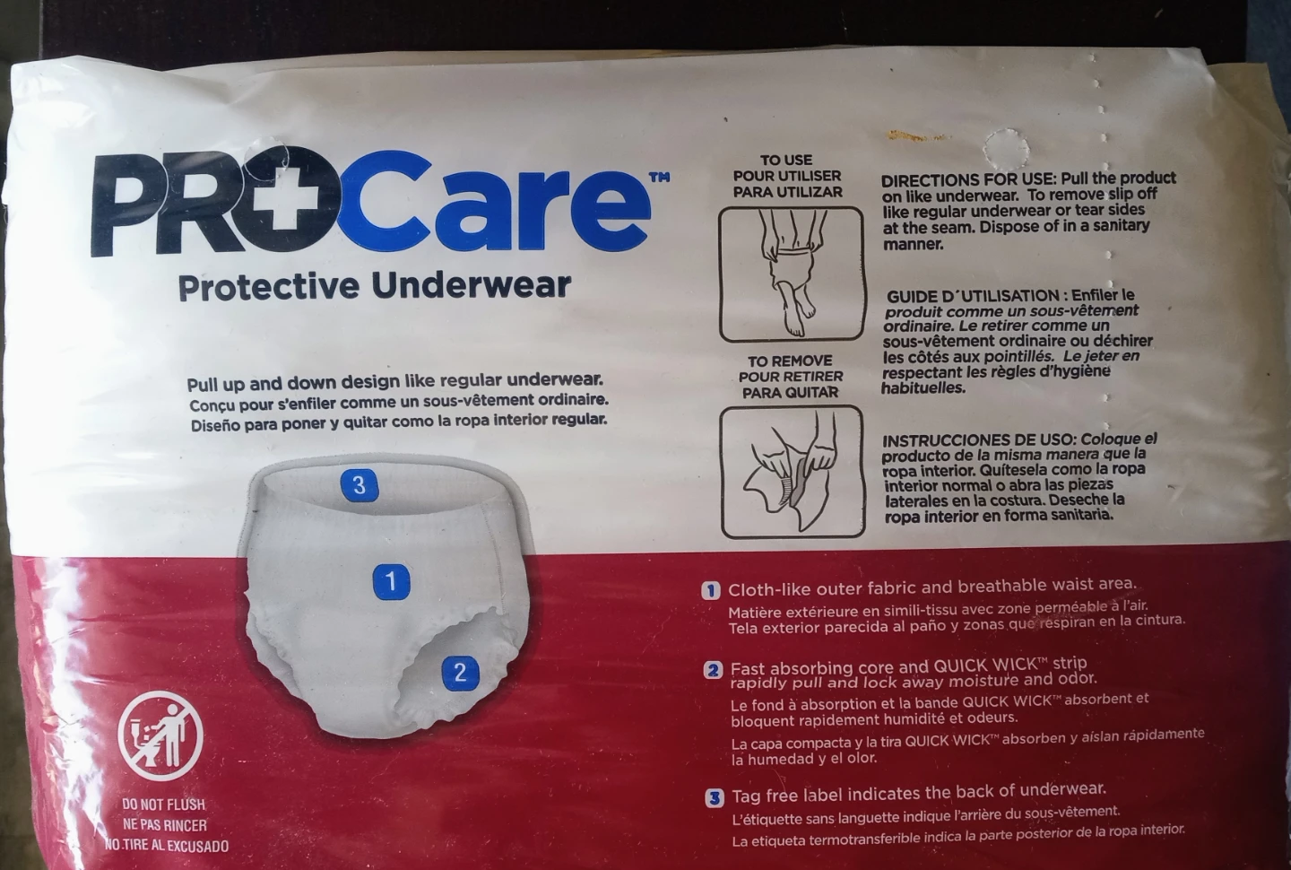 ProCare Adult Protective Underwear size M - photo 3