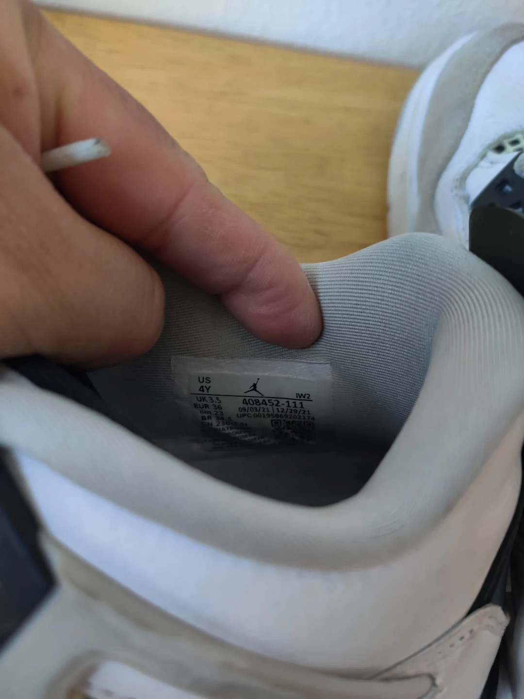 Jordan 4 Retro PS "White Cement" (2021) - photo 4