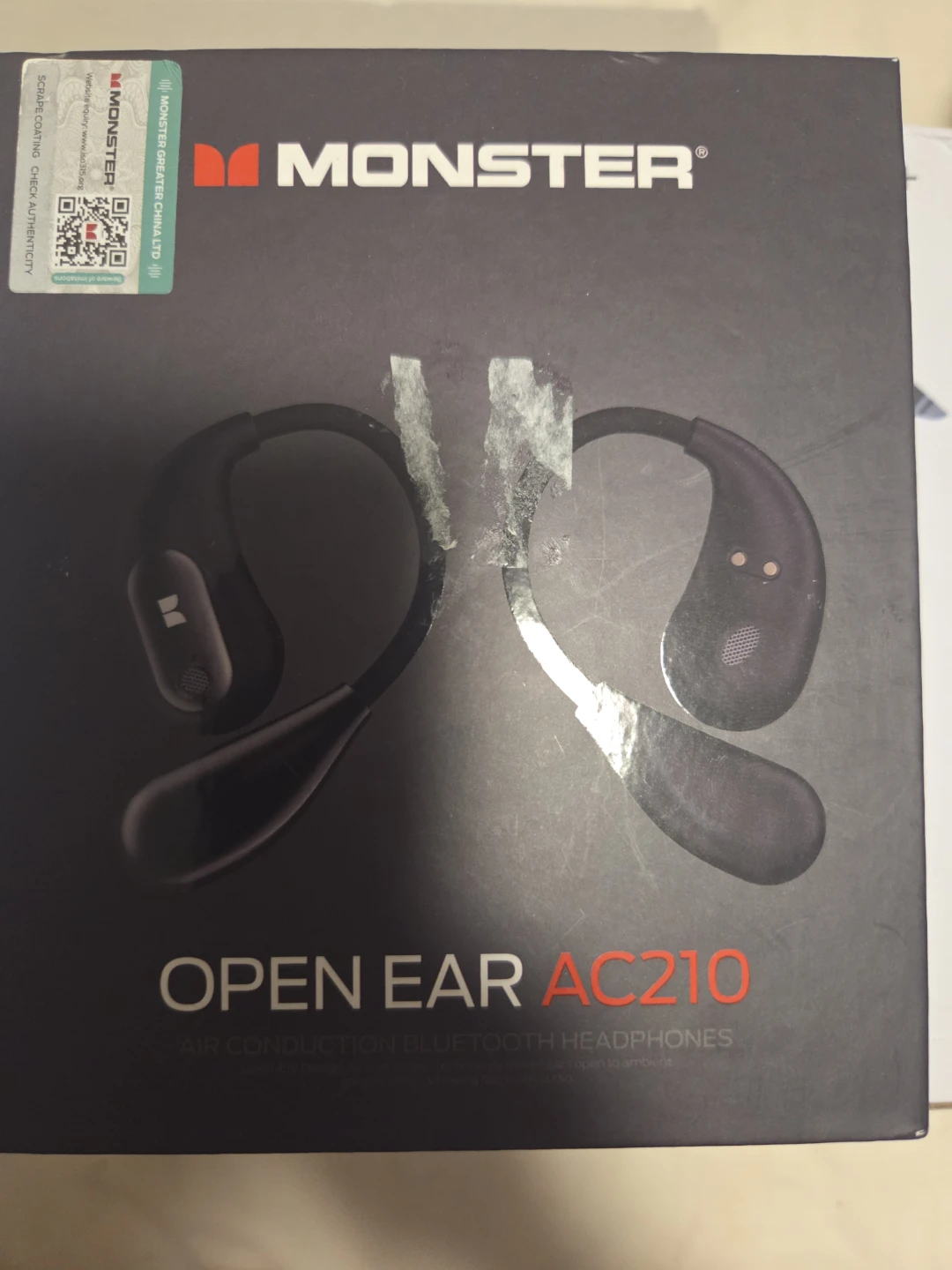 Monster Open Ear AC210 Air Conduction Bluetooth Headphones