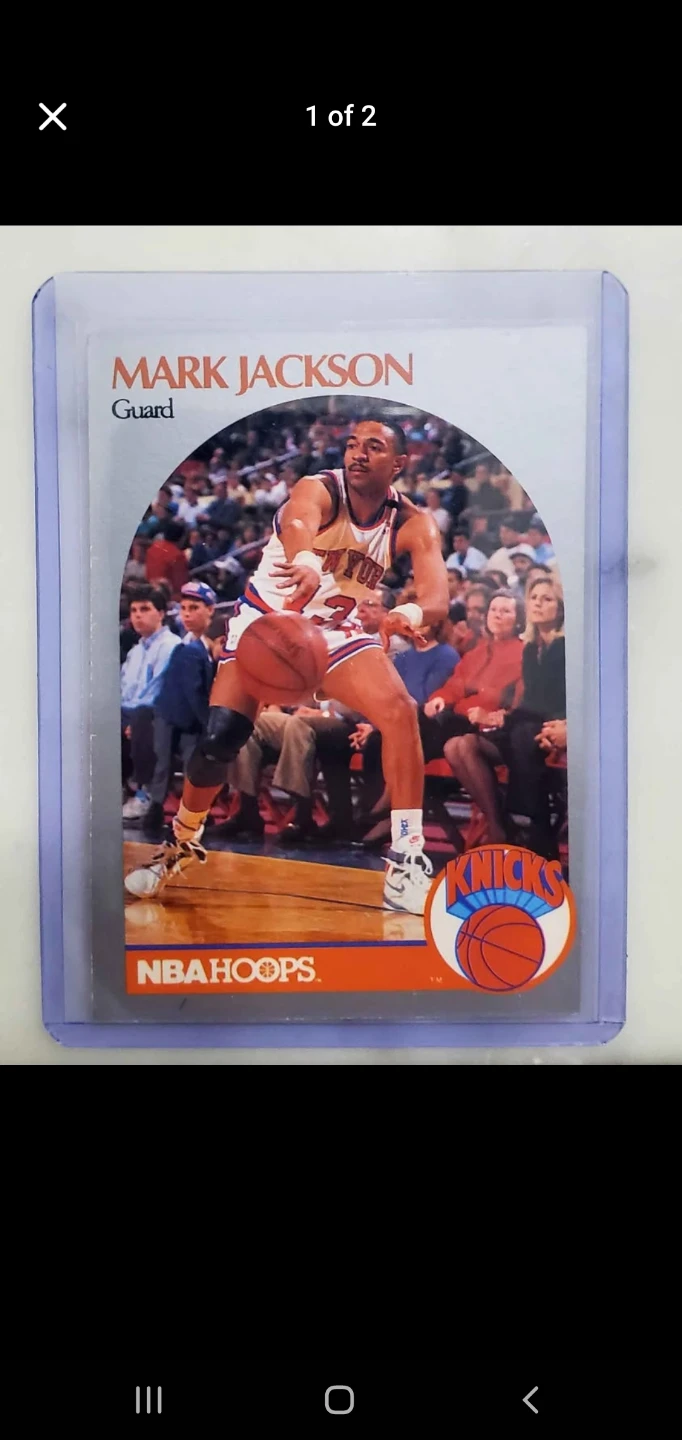 Mark Jackson 1990 Hoops w/ Menendez Brothers