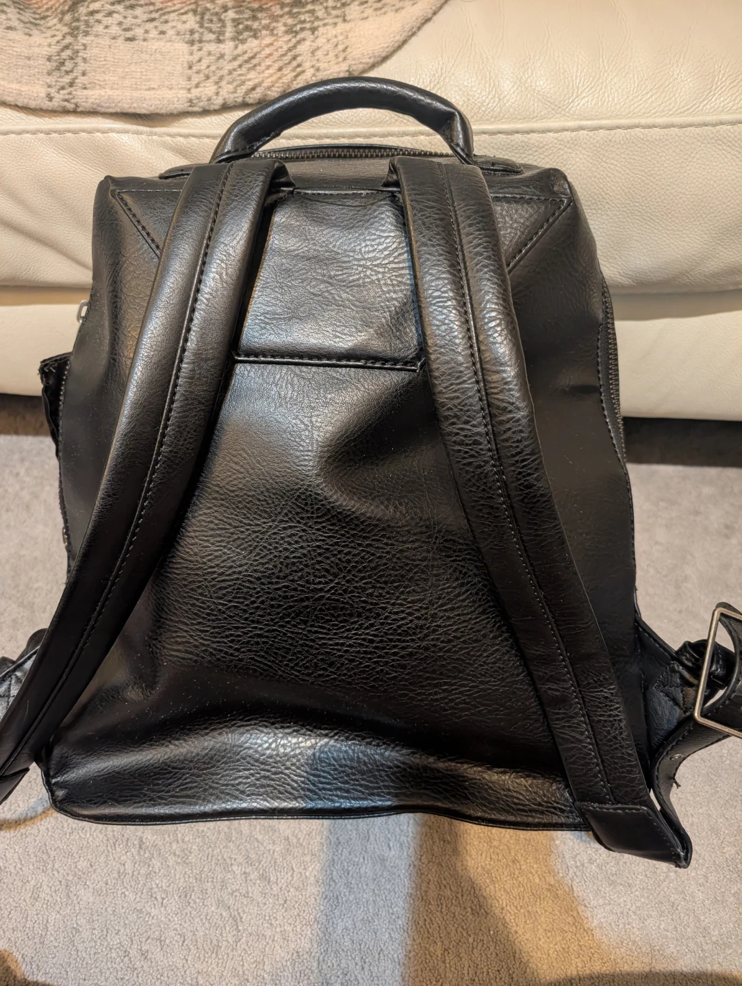 Matt & Nat Black Faux Leather Backpack - photo 3