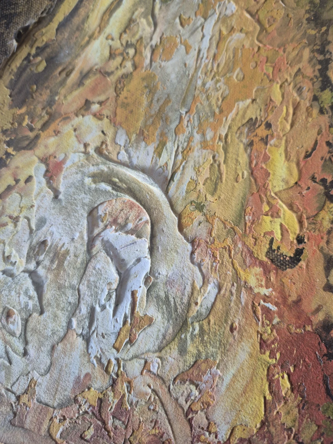 Textured Pear Still Life Painting - photo 4