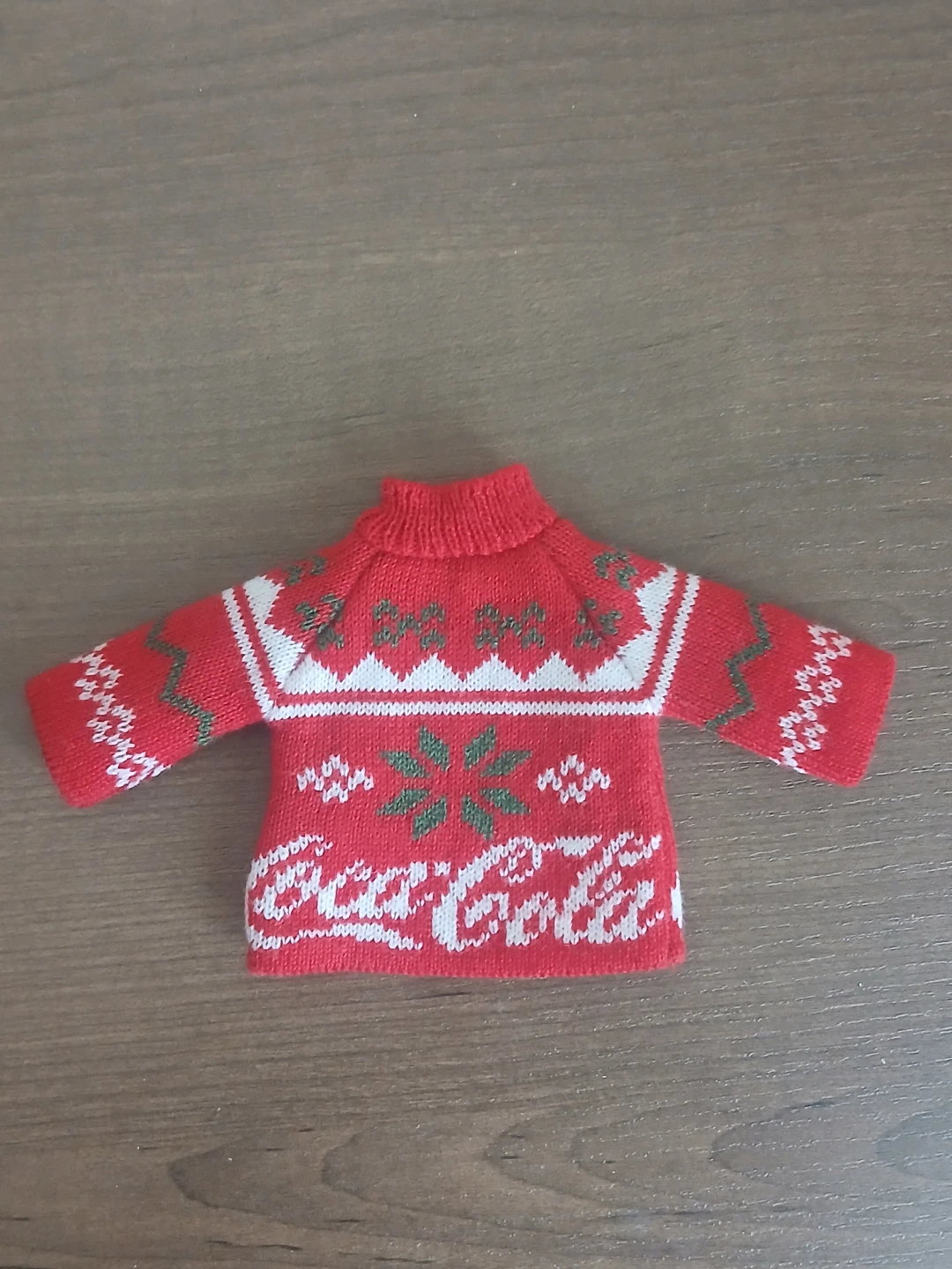 Coca-Cola Christmas Sweater Bottle Cozy