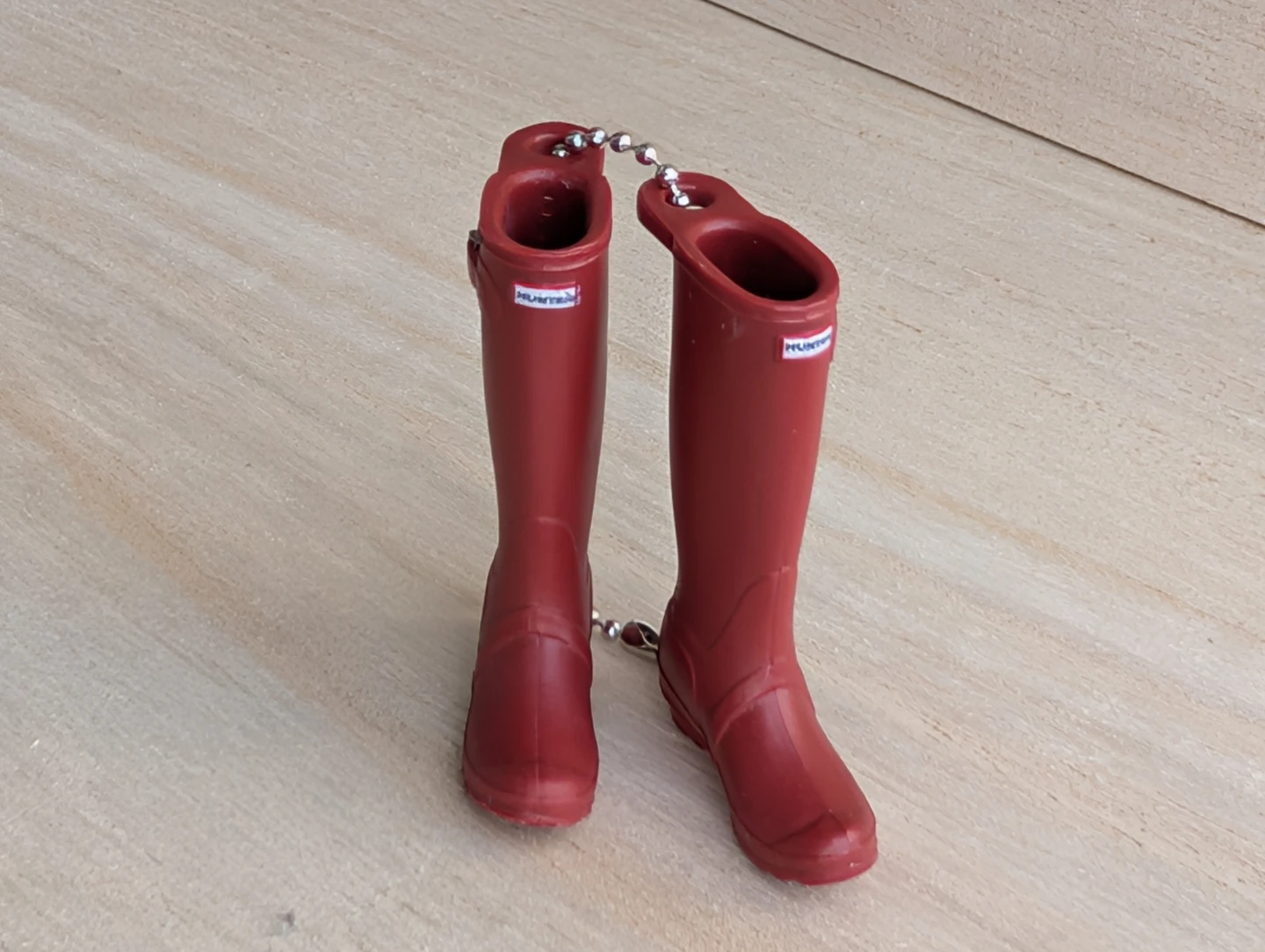 Hunter Boots Keychain Hunter Red Miniature Doll Accessory