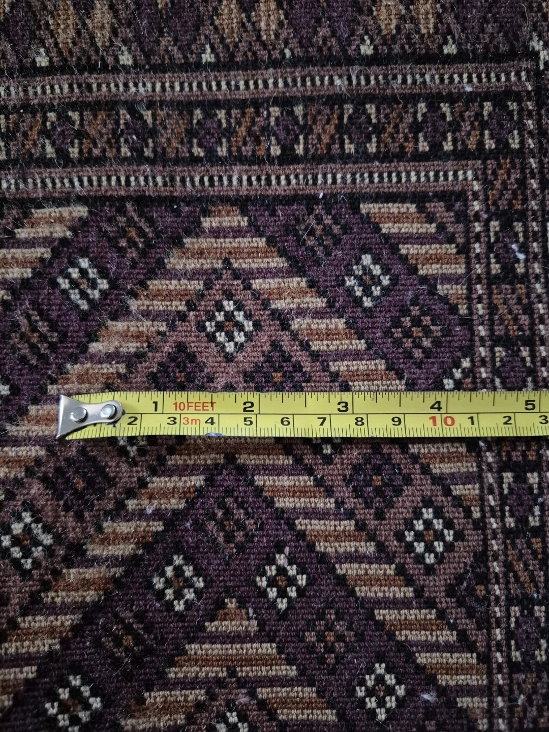 Indo-Persian carpet Hallway Rug: Handmade Wool "Running River" - photo 5