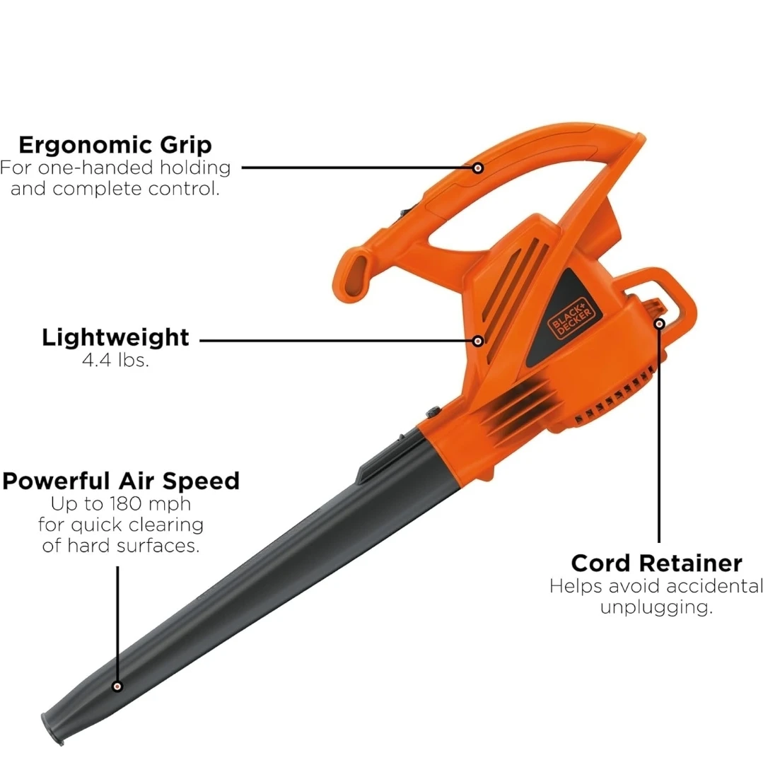 BLACK+DECKER Electric Leaf Blower - photo 3
