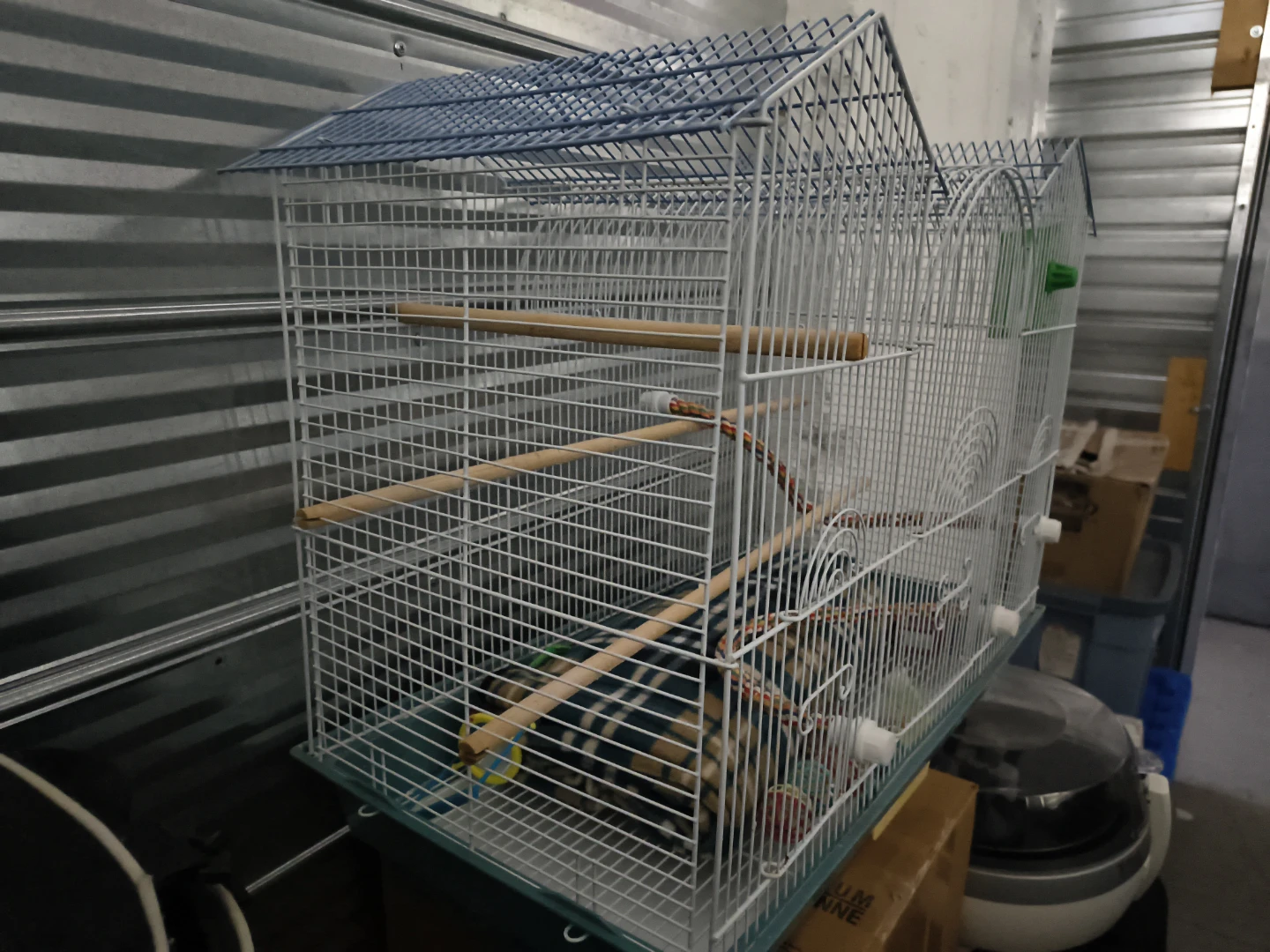 Bird Cage with Perches and Toys - photo 2