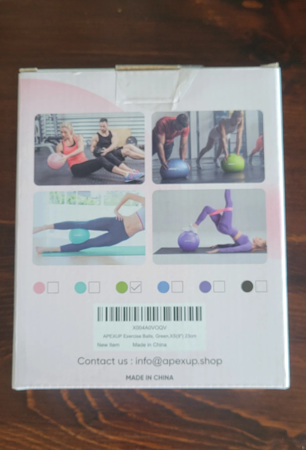 BNIB Pilates Ball - 9 Inch Small Exercise Ball, Green - photo 2