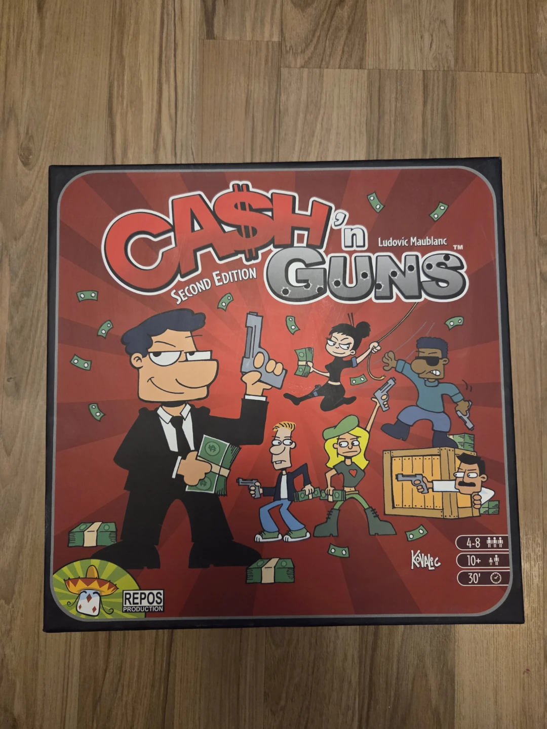 Cash 'n Guns Second Edition Board Game
