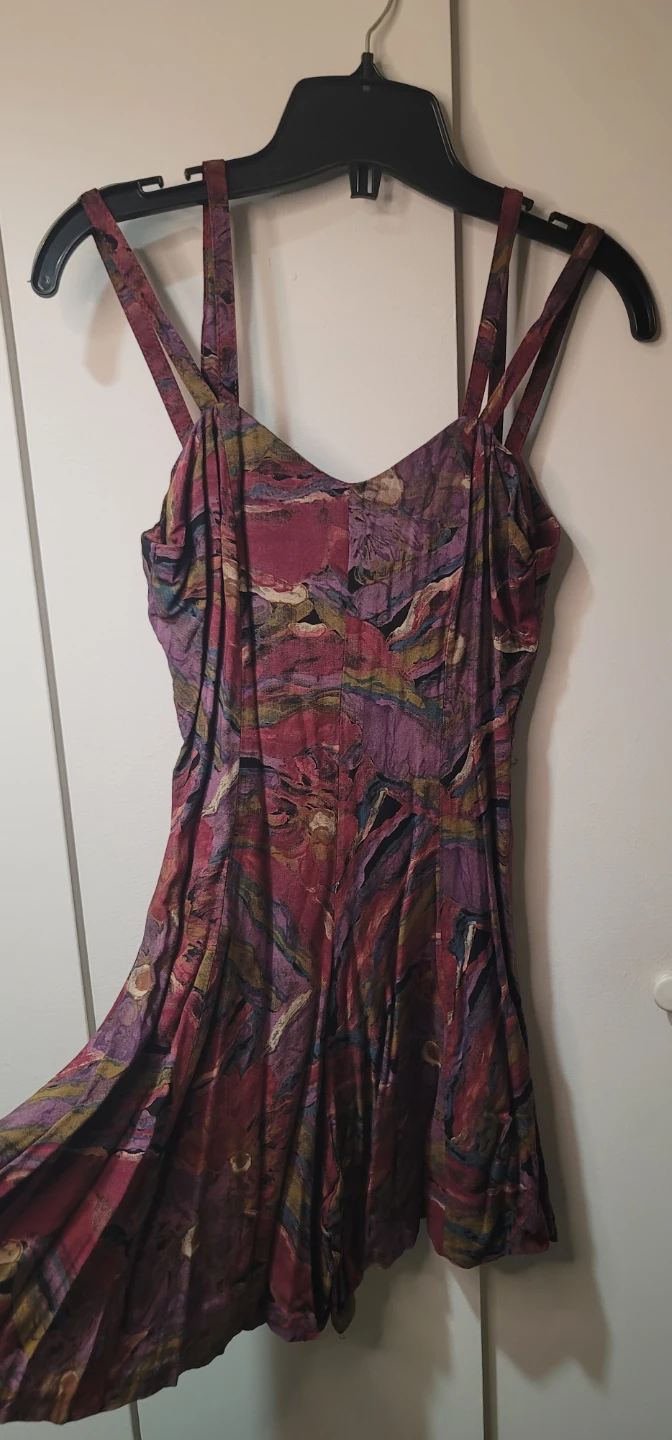 Vintage Abstract Print Romper - photo 2
